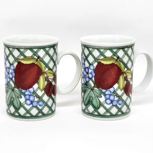 Dansk Nordic Fruit Mugs set of 2